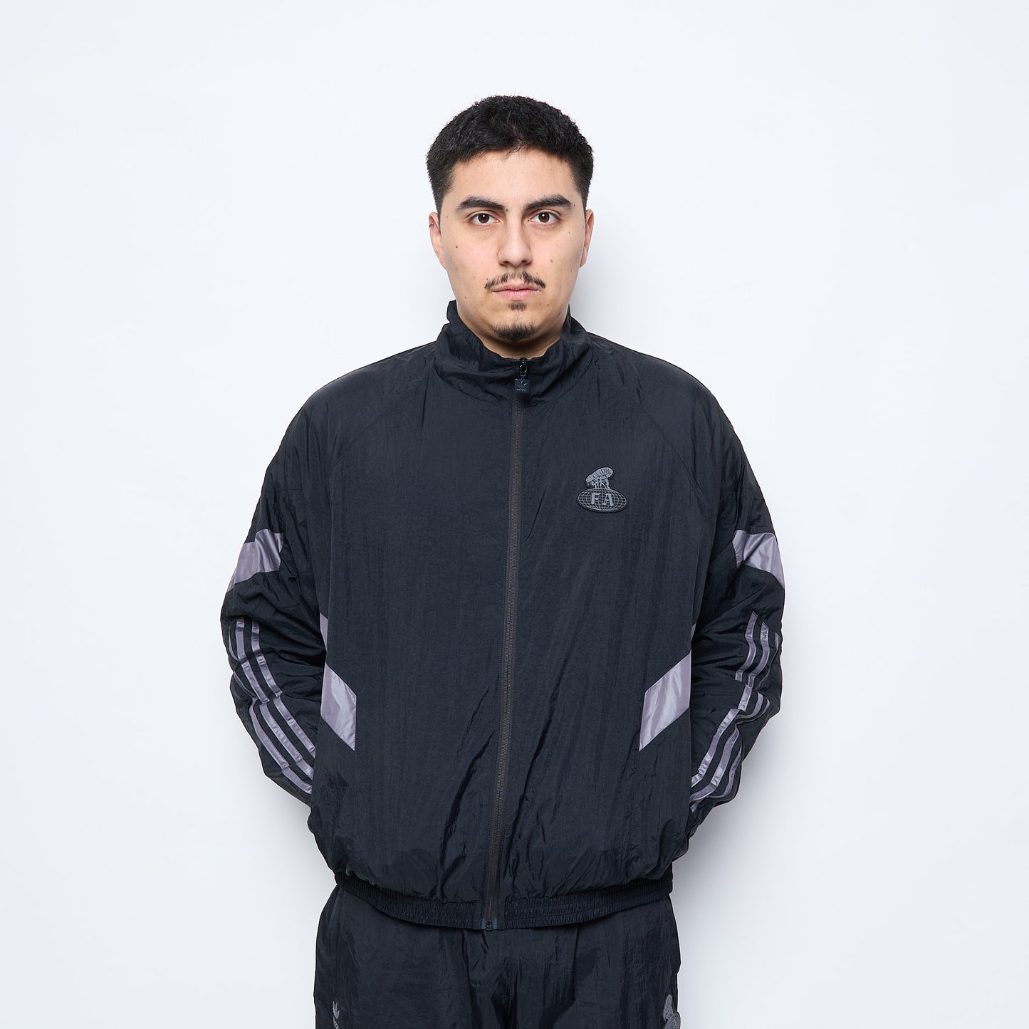 Fucking Awesome x ADIDAS Skateboarding - Aloxe Track Jacket Unisex (Black)