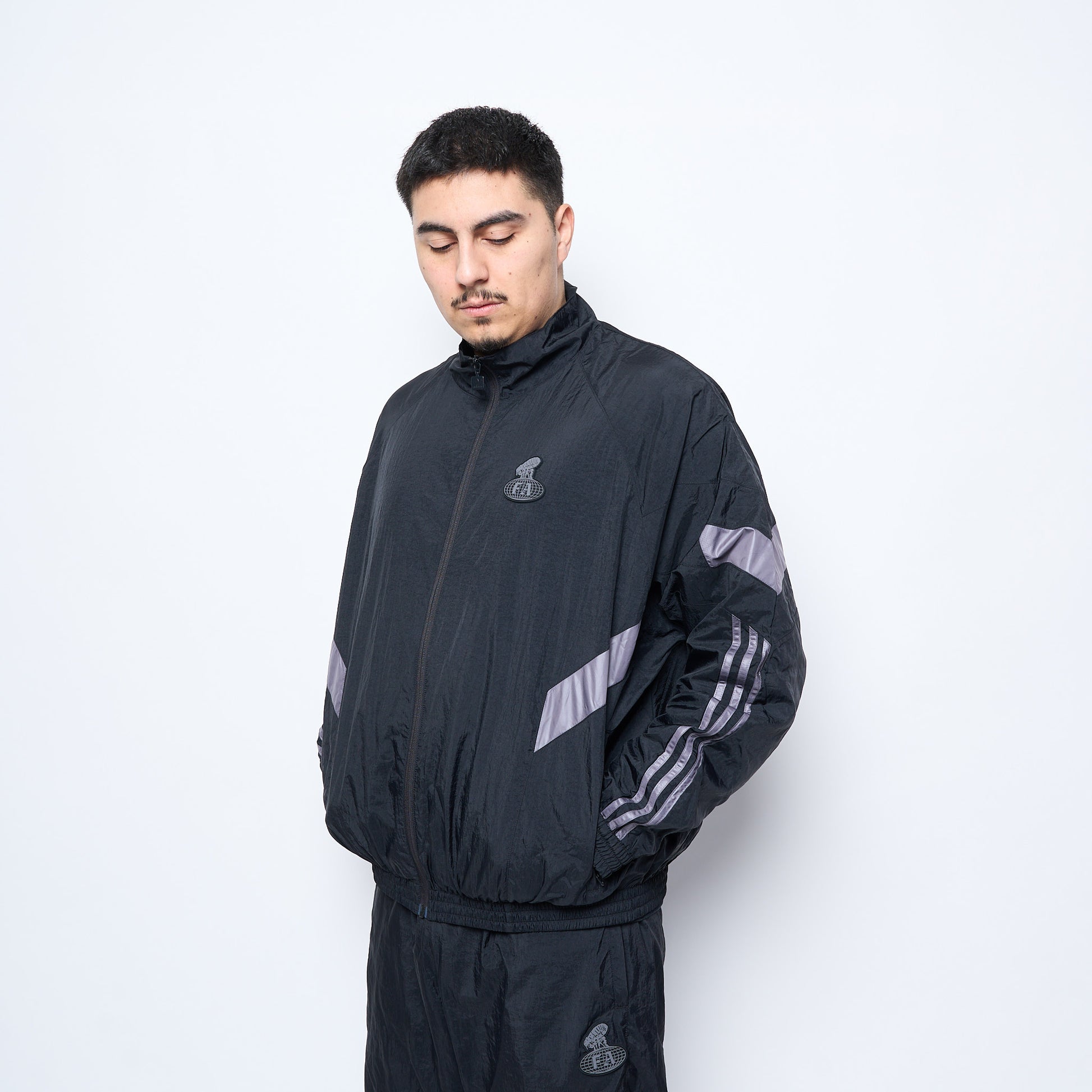 Fucking Awesome x ADIDAS Skateboarding - Aloxe Track Jacket Unisex (Black)