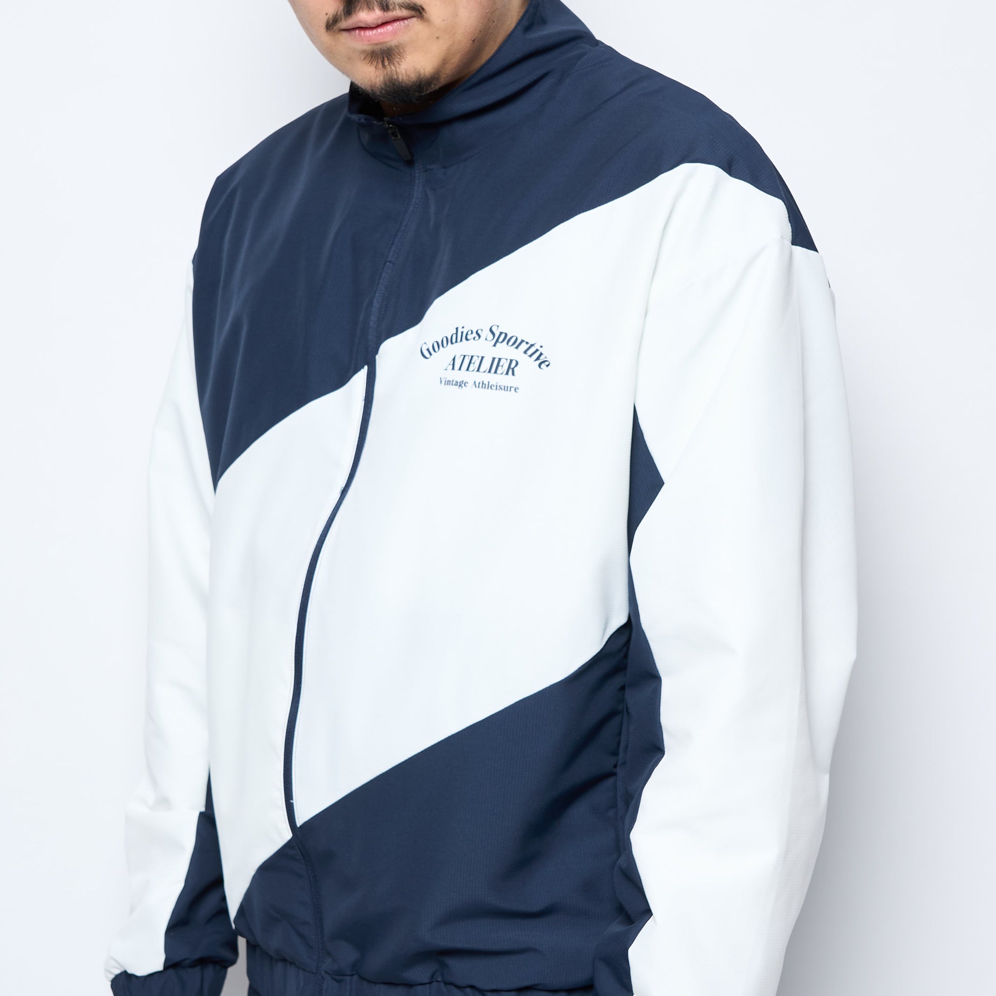Goodies Sportive - Artic Tracksuit Jacket (Blue/White)