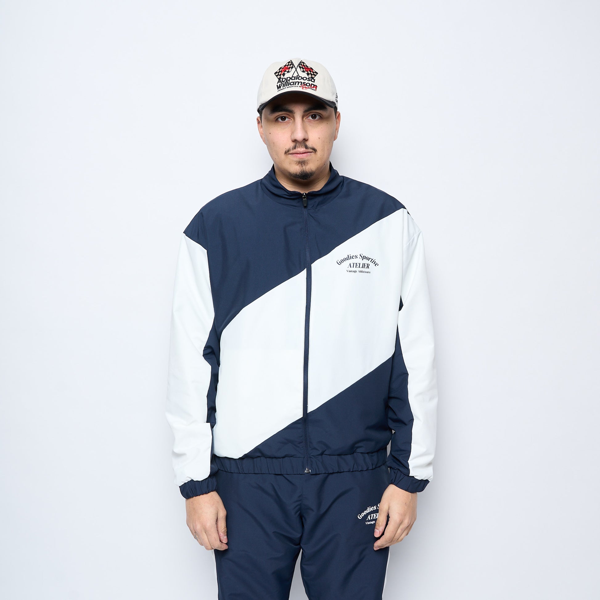 Goodies Sportive - Artic Tracksuit Jacket (Blue/White)