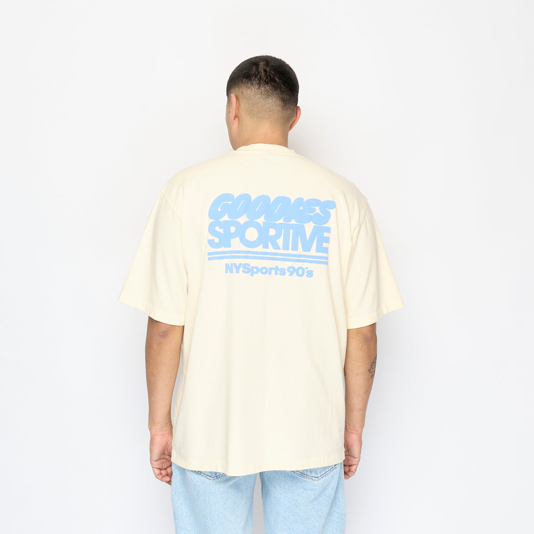 Goodies Sportive - NY Sports 90s Tee (Butter)