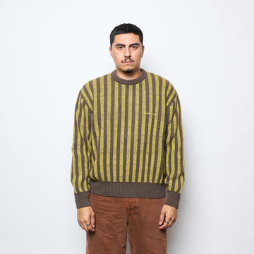 Goodies Sportive -Pre-Internet Knit Cashmere (Brown/Mustard)
