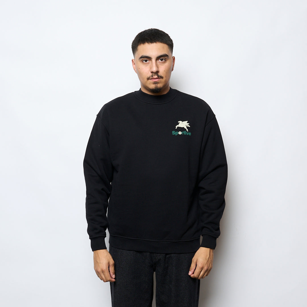 Goodiest Goodies Sportive - 550G Premium Crewneck (Black) – MILK STORE