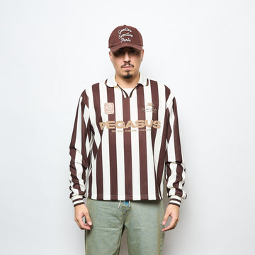 Goodies Sportive - Cocoa Vintage Football Tee (Brown)