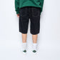 Goodies Sportive - Denim Contrast Thread Short (Black)