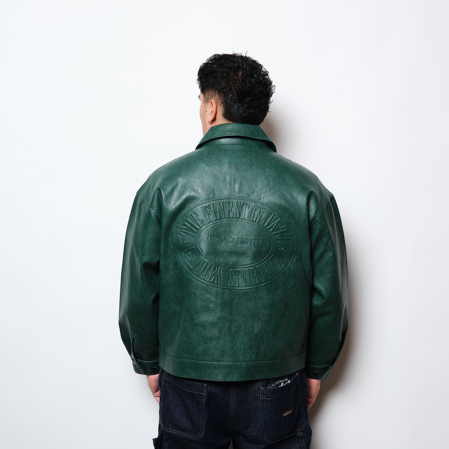 Goodies Sportive - Jasper Eco Leather Jacket (Green)