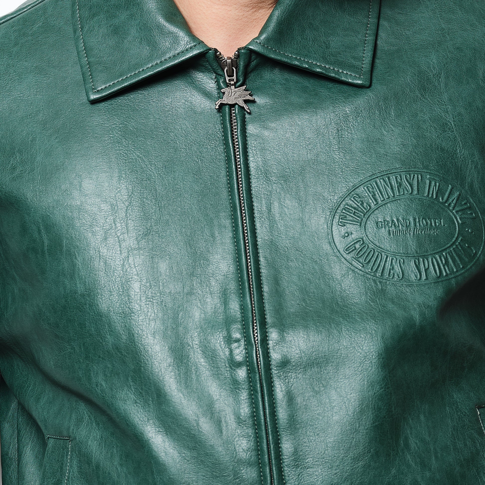 Goodies Sportive - Jasper Eco Leather Jacket (Green