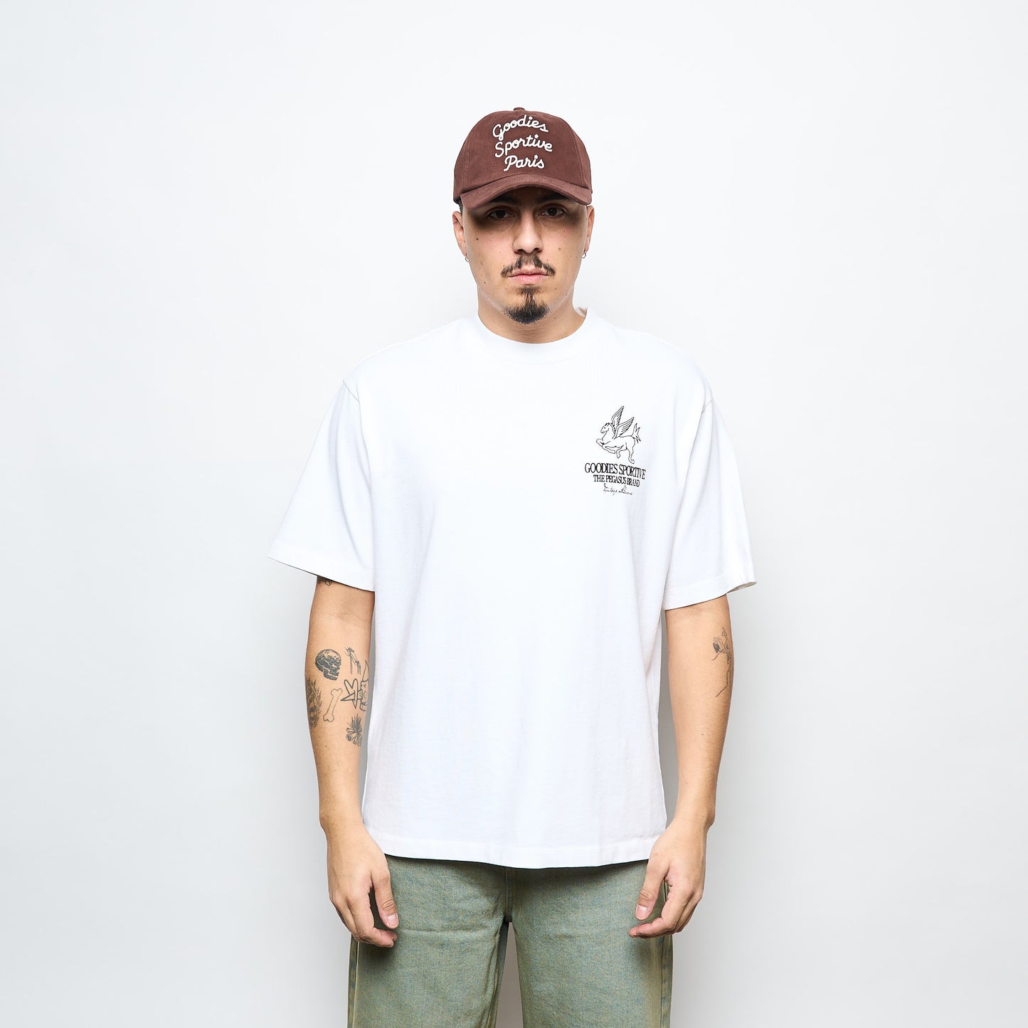 Goodies Sportive - Mutli Pegasus Tee (White)