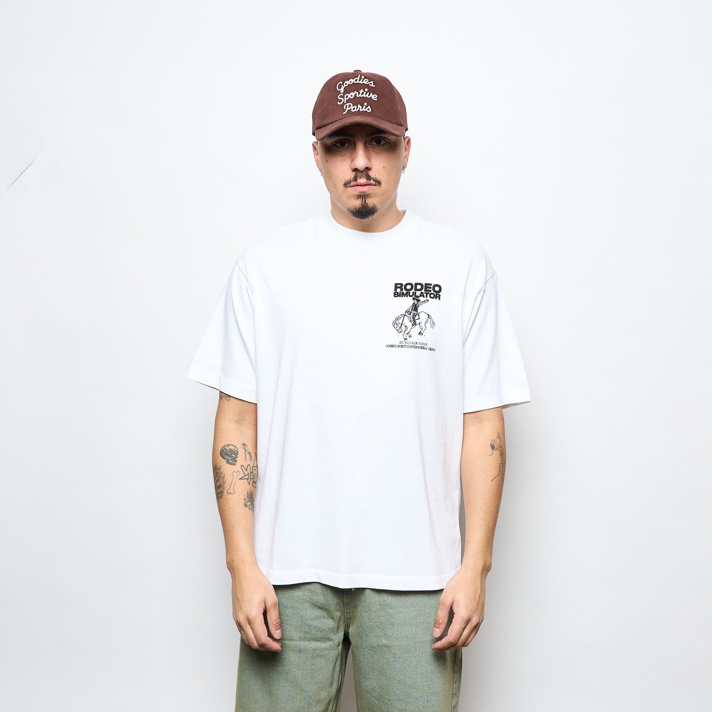 Goodies Sportive - Rodeo Simulator Tee (White)