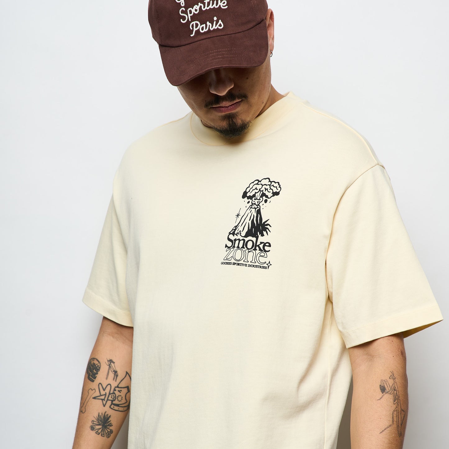 Goodies Sportive - Smoke Zone Tee (Butter)