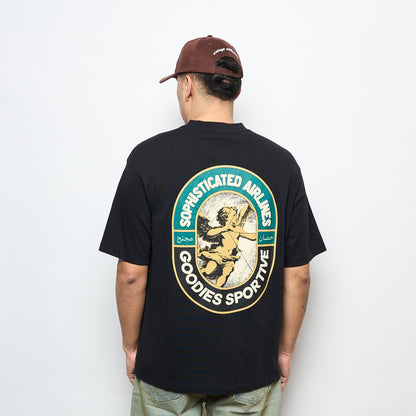 Goodies Sportive - Sophisticated Airlines Tee (Black)