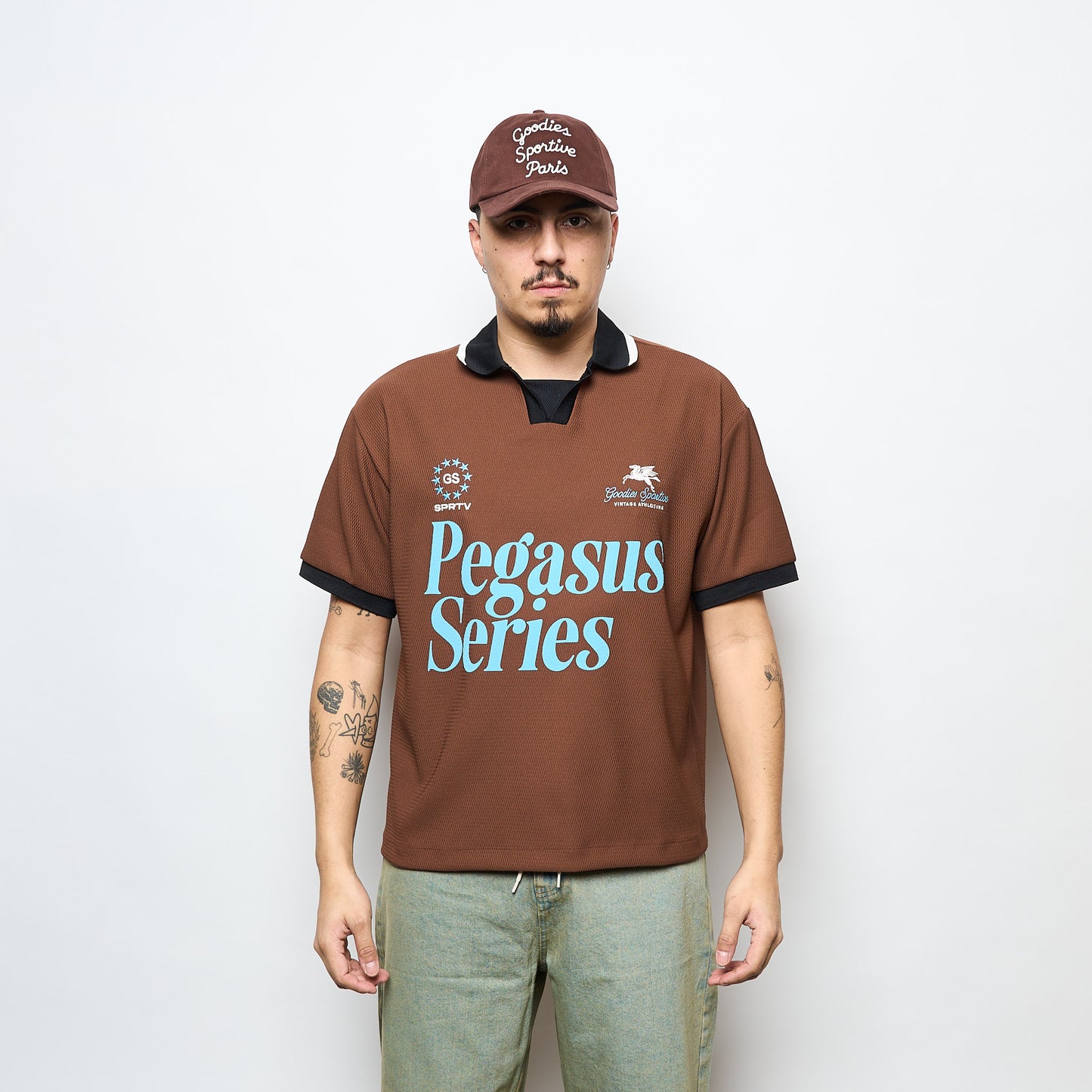 Goodies Sportive - Sportive SPRTV Football Tee (Brown)