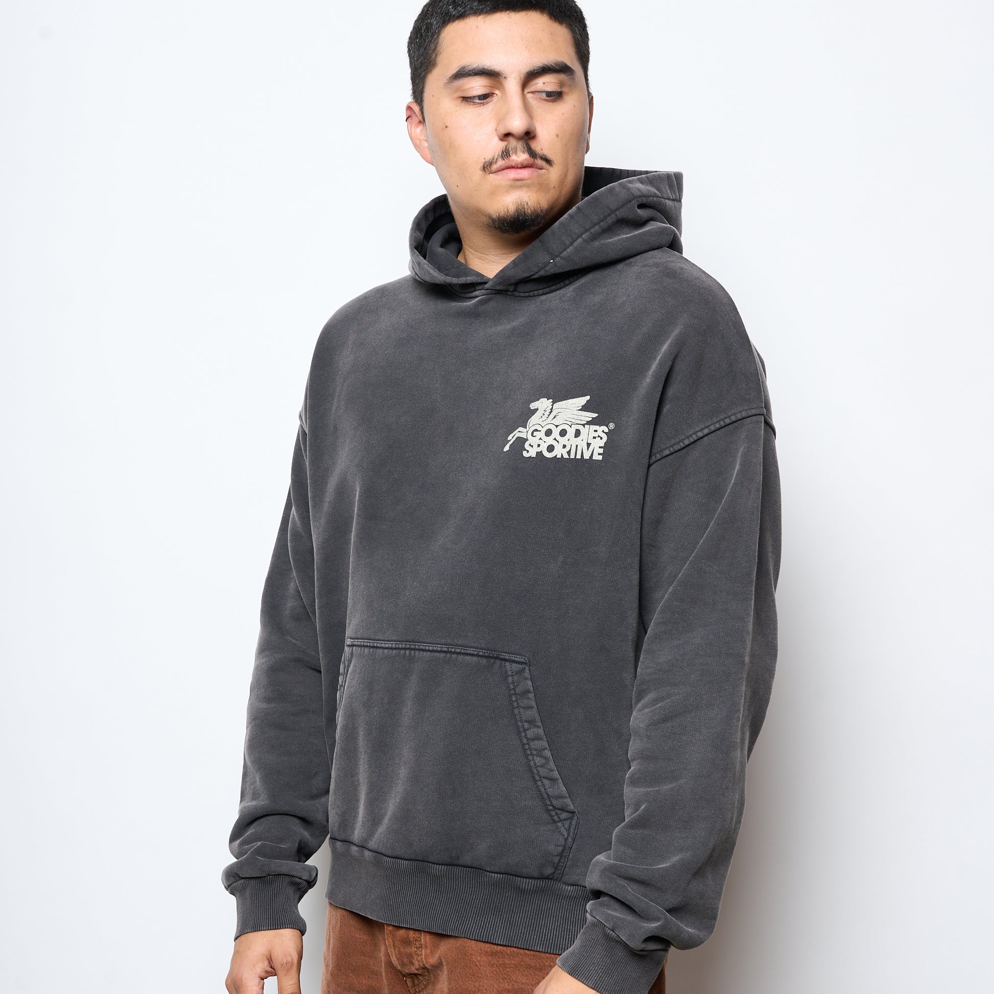 Goodies Sportive - Vintage Pegasus Hoodie (Black)