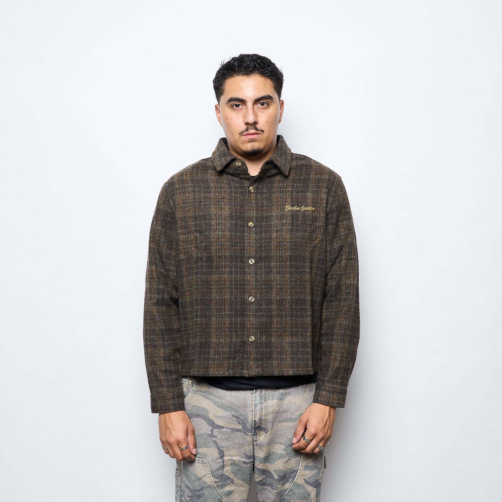 Goodies sportive - Toffee Washed Shirt (Brown)