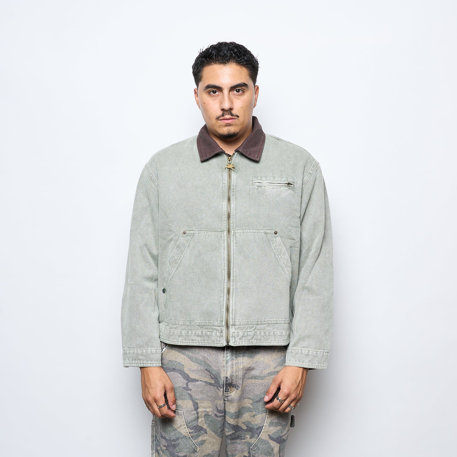 Goodies sportive - Wax Canvas Vintage Jacket (Thyme)