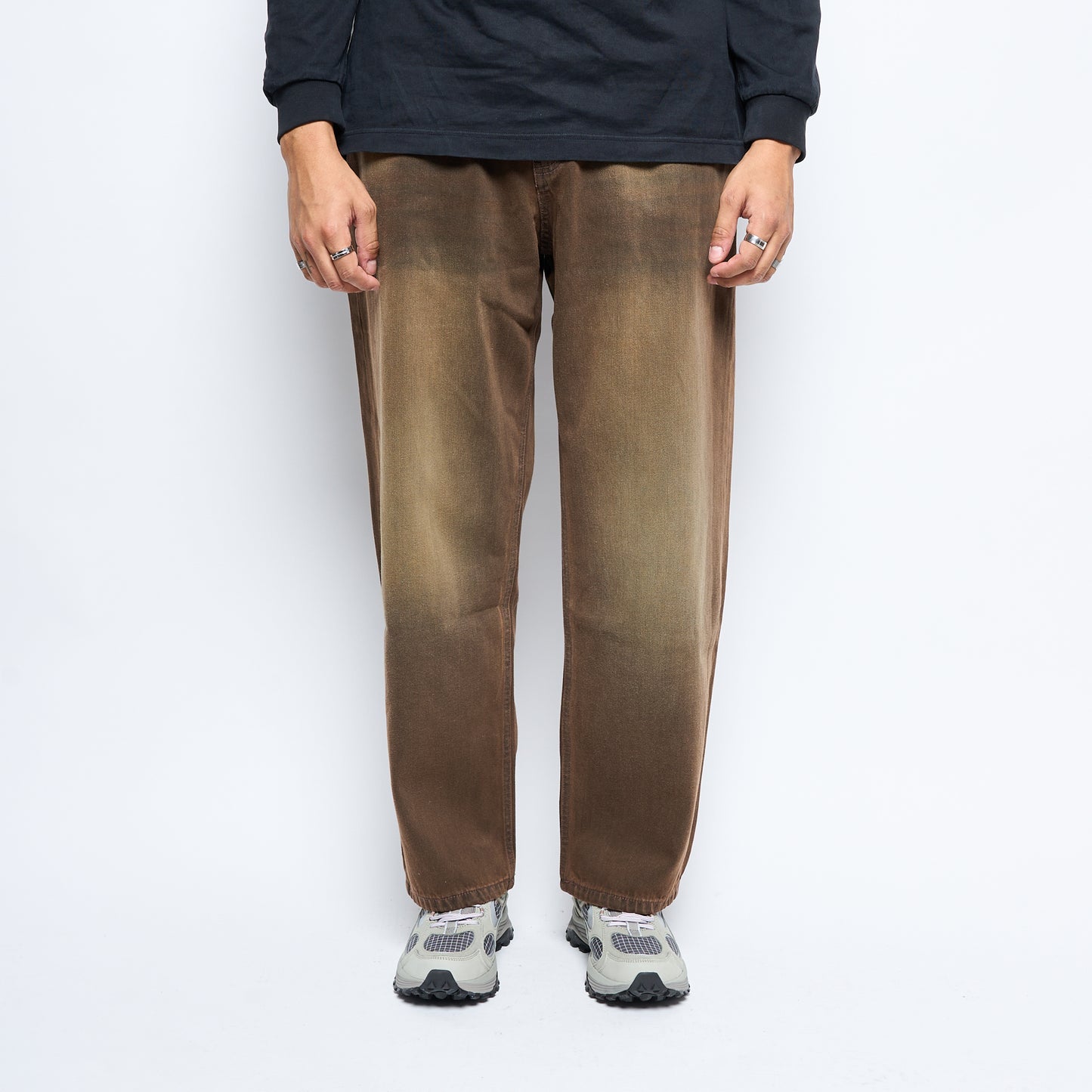 Goodies sportive - Wide Leg Pants Tobacco