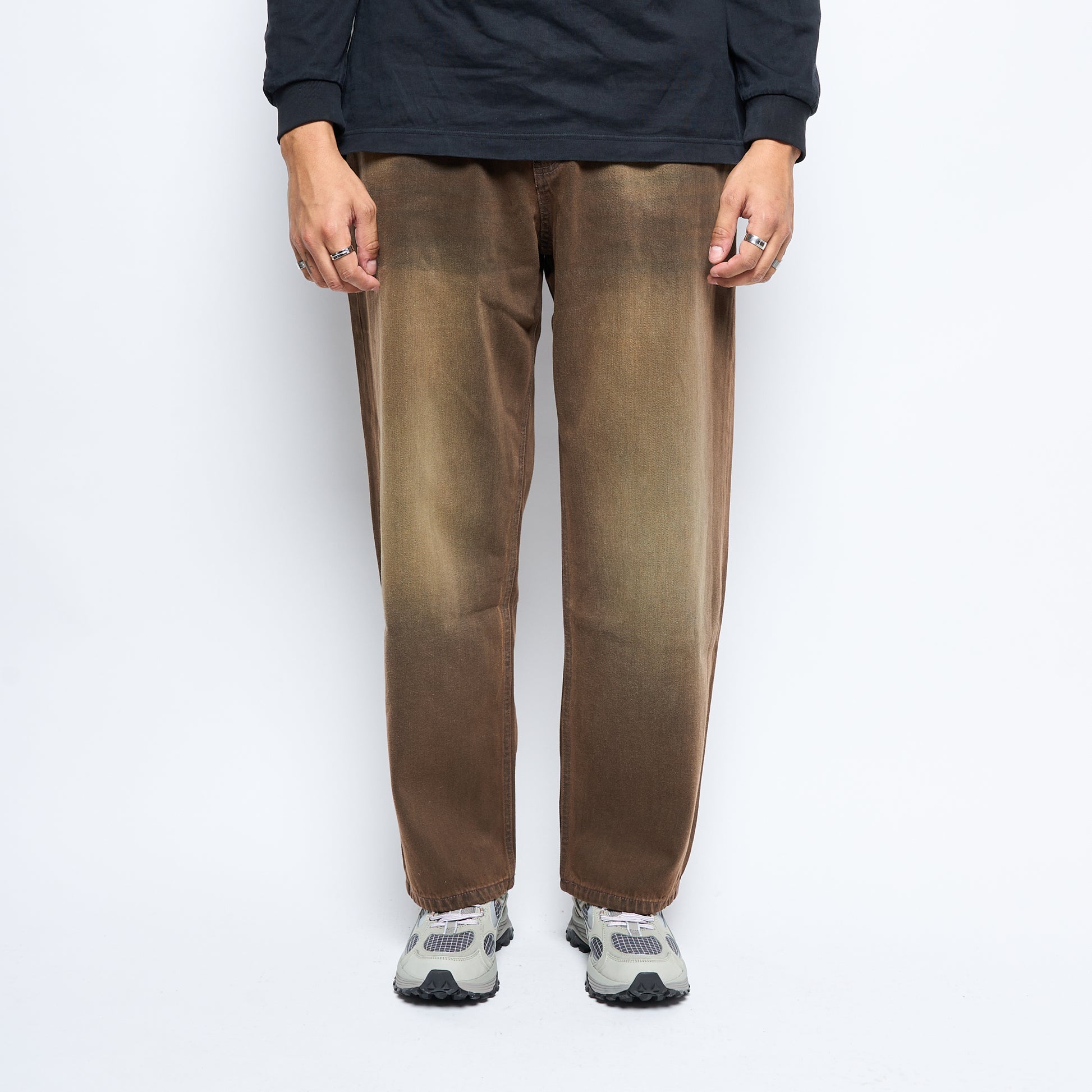 Goodies sportive - Wide Leg Pants Tobacco