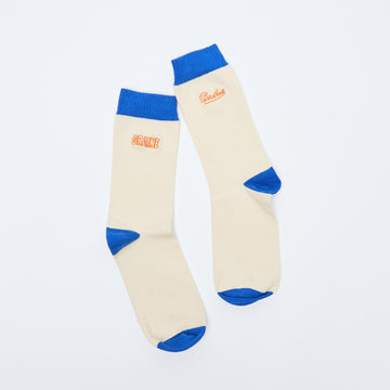 Graine x Paraboot - Socks (White/Blue)