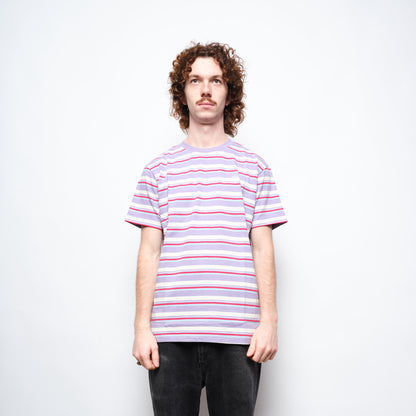 Hélas Caps Co - Classic Stripe Tee (Lavender)