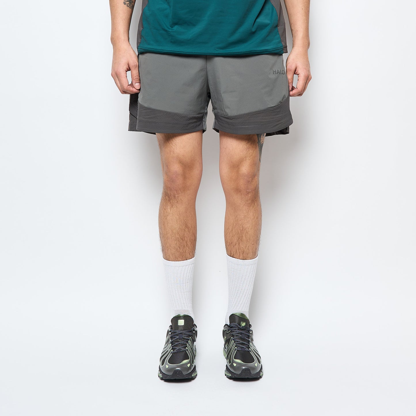 Halo Clothing - Unisex Division Shorts (Gunmetal/Grey)