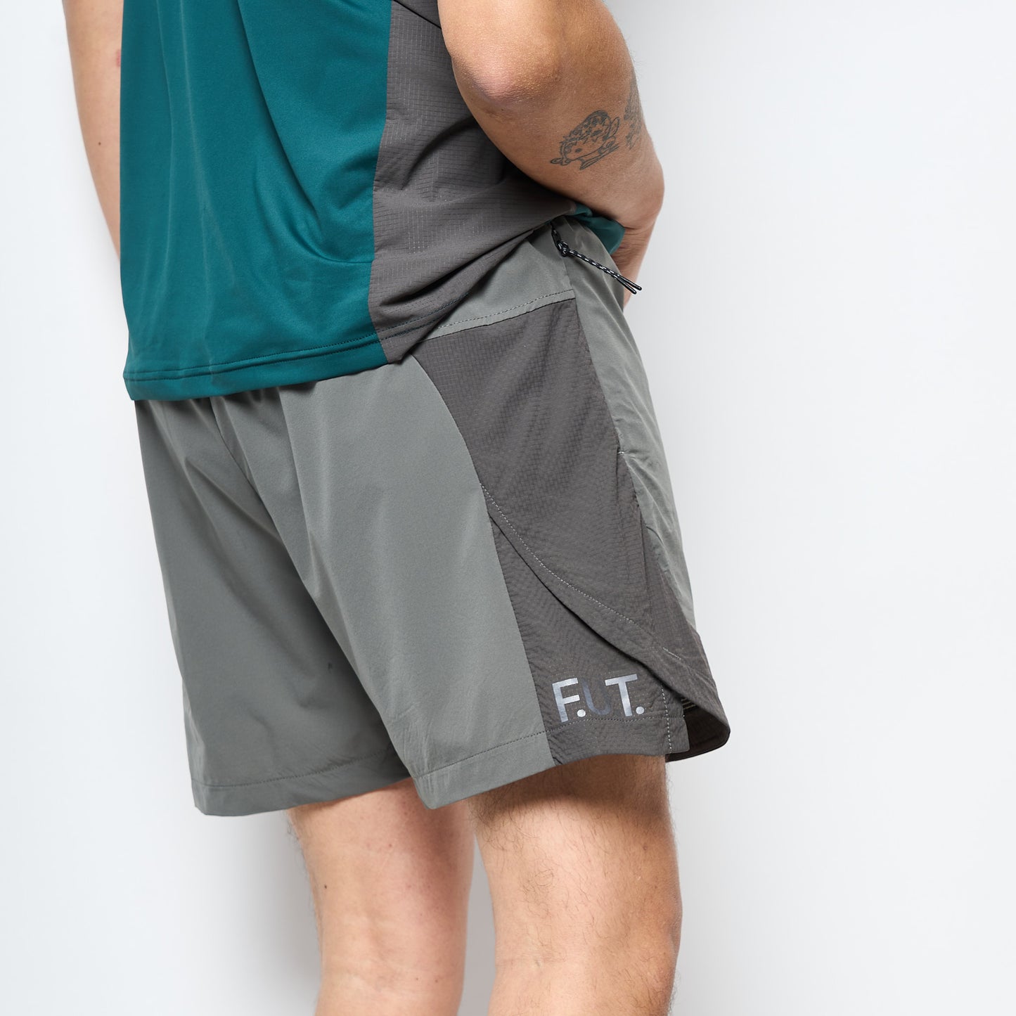 Halo Clothing - Unisex Division Shorts (Gunmetal/Grey)
