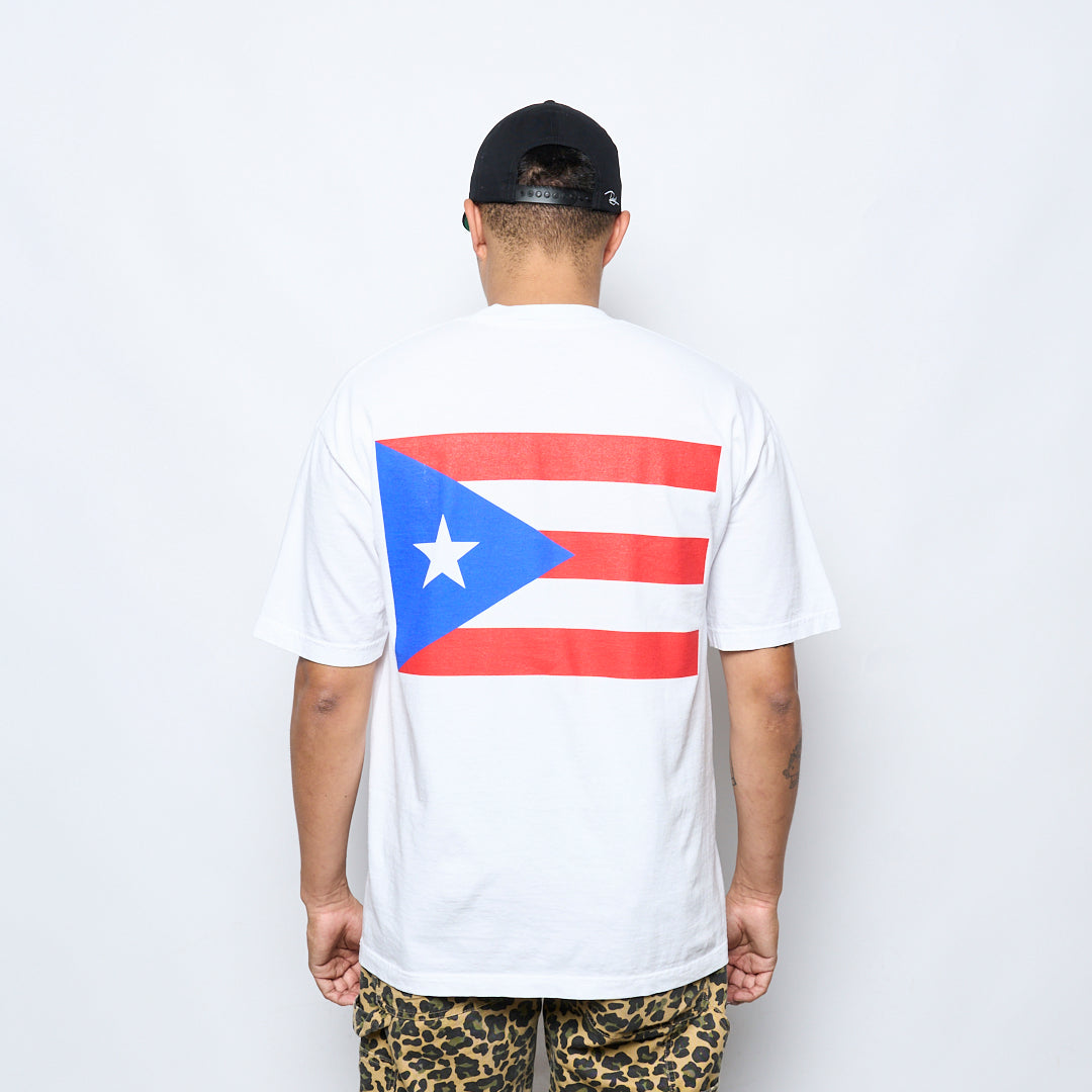 Hardbody Skateboards - Puerto Rico Flag Tee (White)