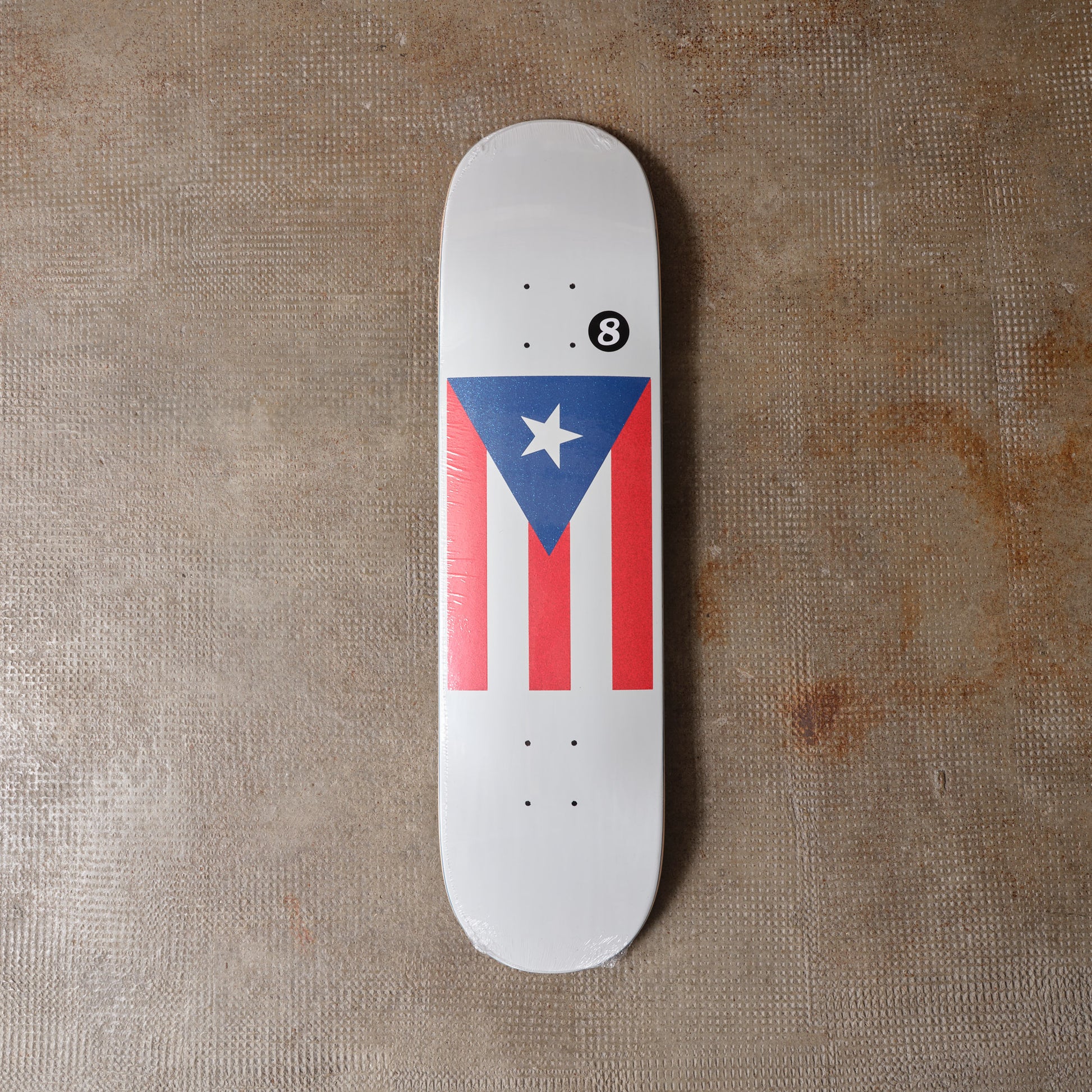 Hardbody NYC - Puerto Rico Flag Deck (White) 8