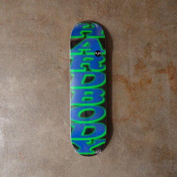 Hardbody NYC - Stacked Spot Logo (Blue/Neon) Deck 8.25