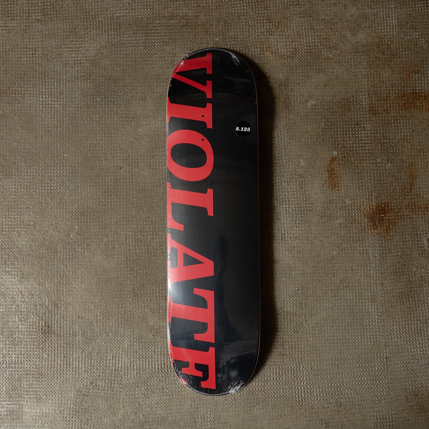 Hardbody Skateboards - Violate (Black/Red) Deck 8.125