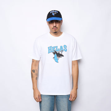 Hélas Cap Co - Requins Tee (White)