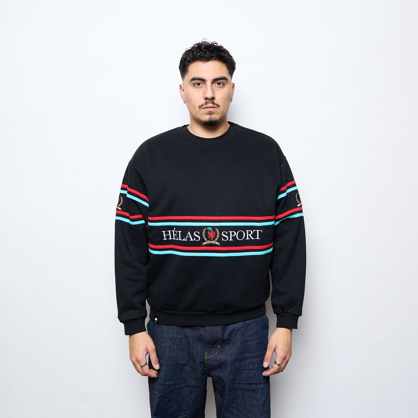 Hélas - Sport Crewneck  (Black)