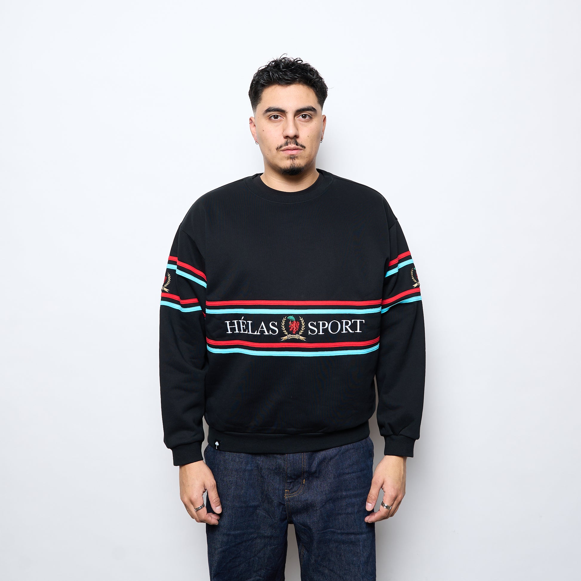 Hélas - Sport Crewneck  (Black)