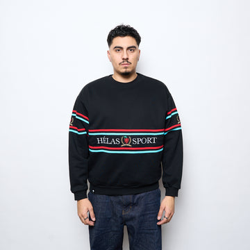 Hélas - Sport Crewneck  (Black)