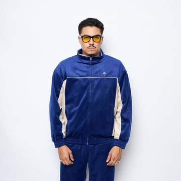 Helas Caps Co - Donny Tracksuit Jacket (Navy/Beige)