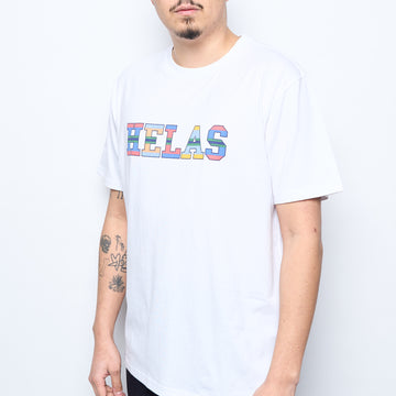 Hélas Caps Co - Drapeau Tee (White)