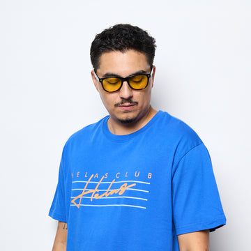 Helas Caps Co - Guitare Tee (Blue)