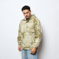 Helas Caps Co - Tie Camo Hooded Quarter Zip Jacket (Beige)