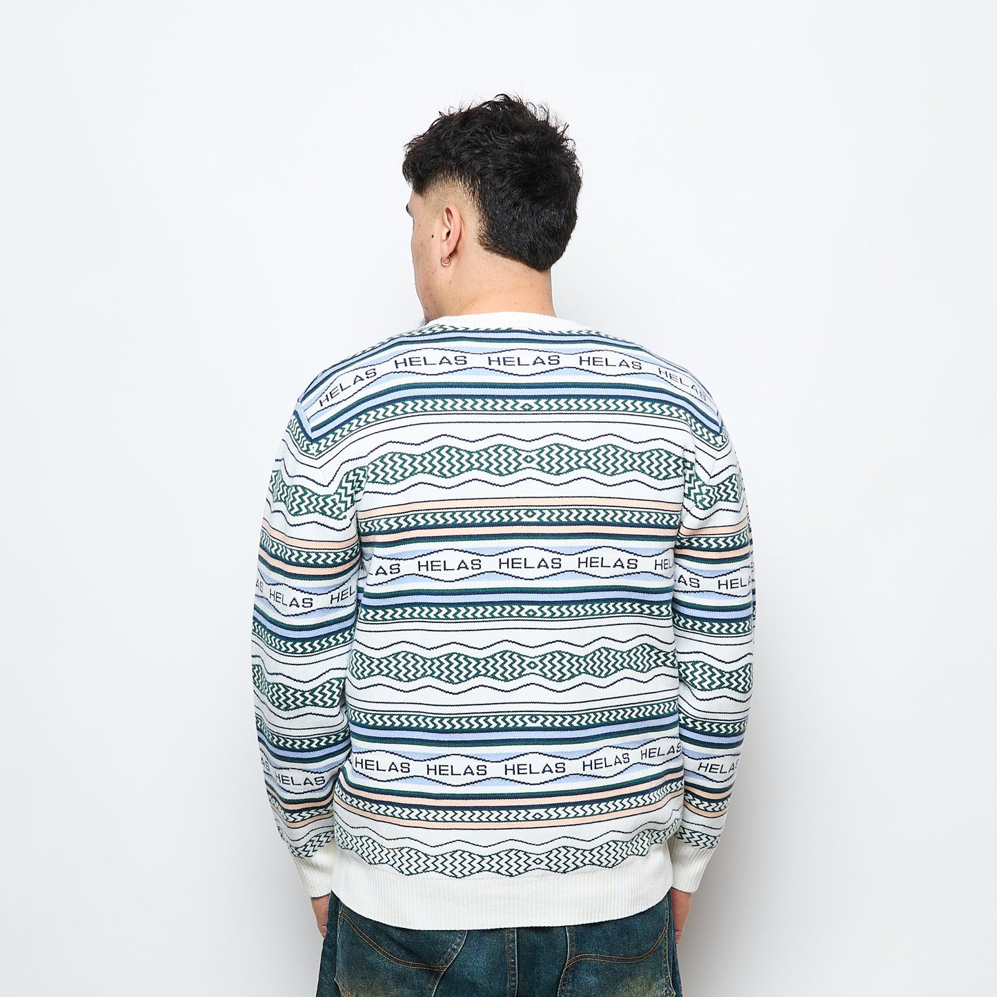 Helas Skate - Kool Crewneck Knit (Light Beige)