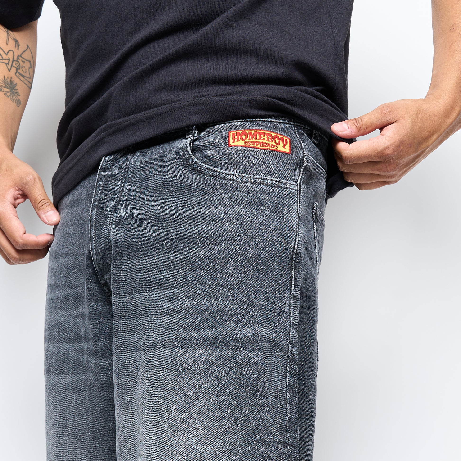 Homeboy - X-tra Desperado Denim Pants (Vintage Black)