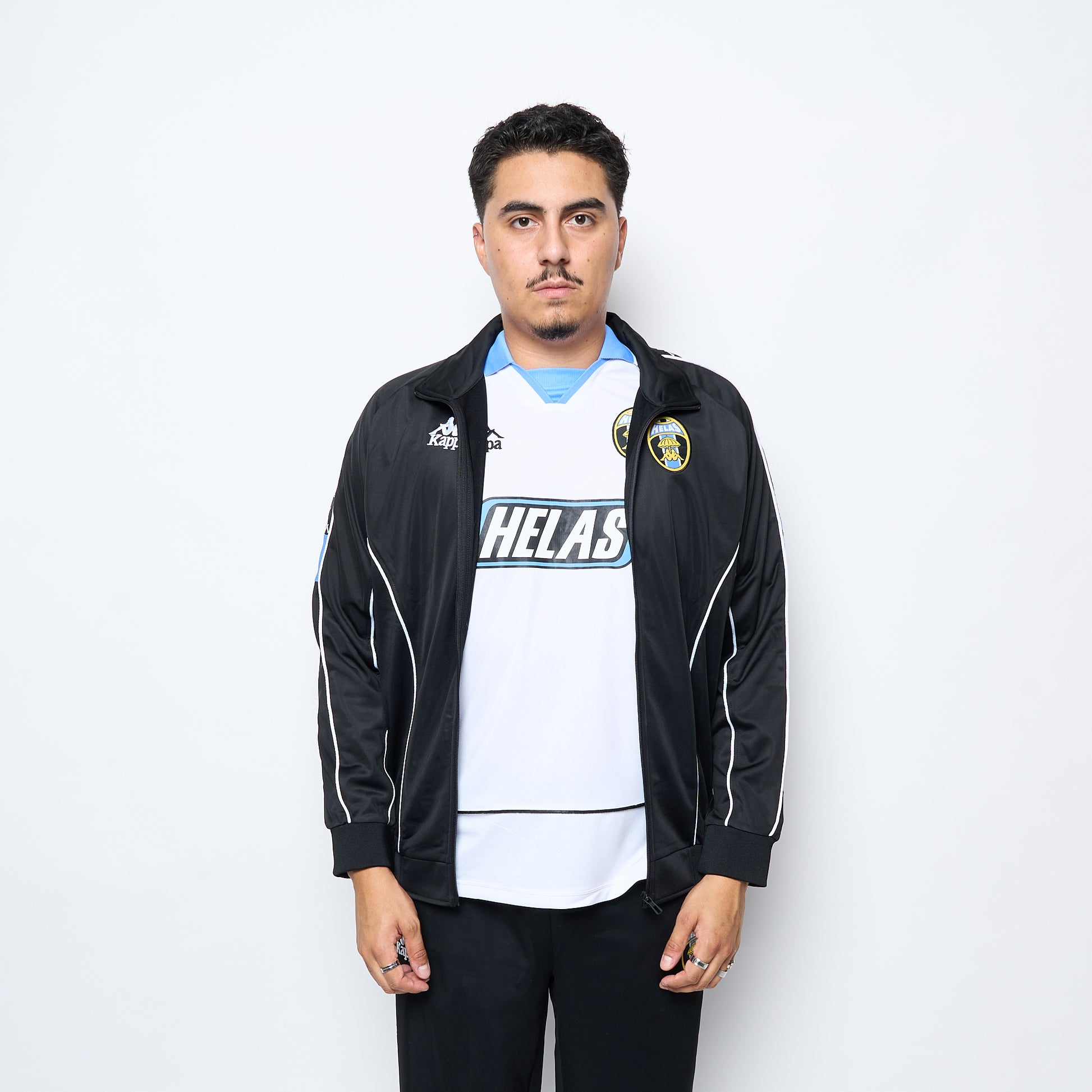 Kappa x Hélas Caps Co - Tracksuits Jacket (Black)