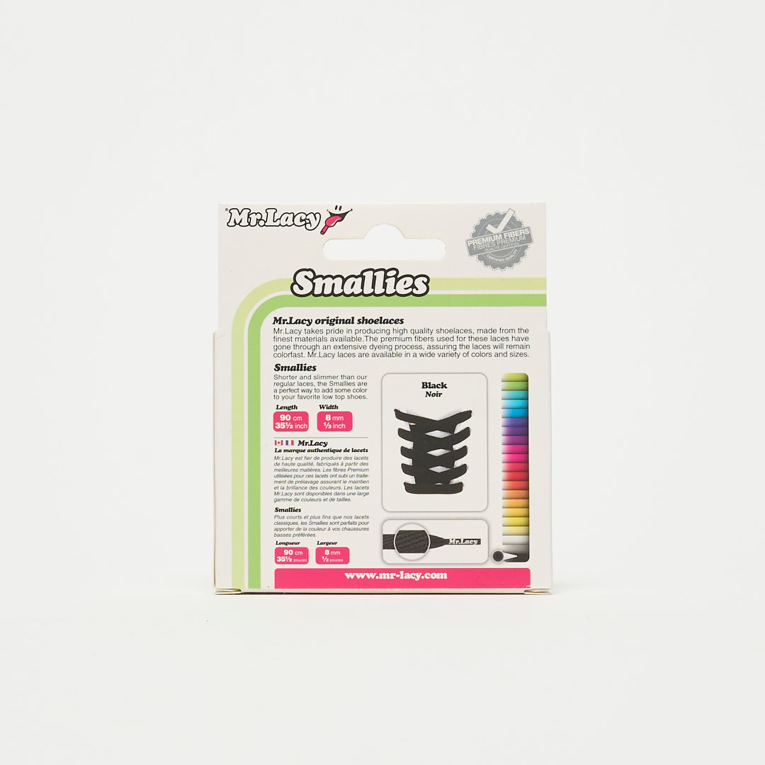 Lacets - Mr. Lacy - Smallies Laces (Black)