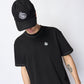 Last Resort AB - Small Atlas Contrast Stitch Tee (Black)