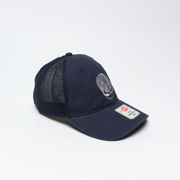 Limosine Skateboards - Peace Head Hat (Navy/Silver Embroidery)