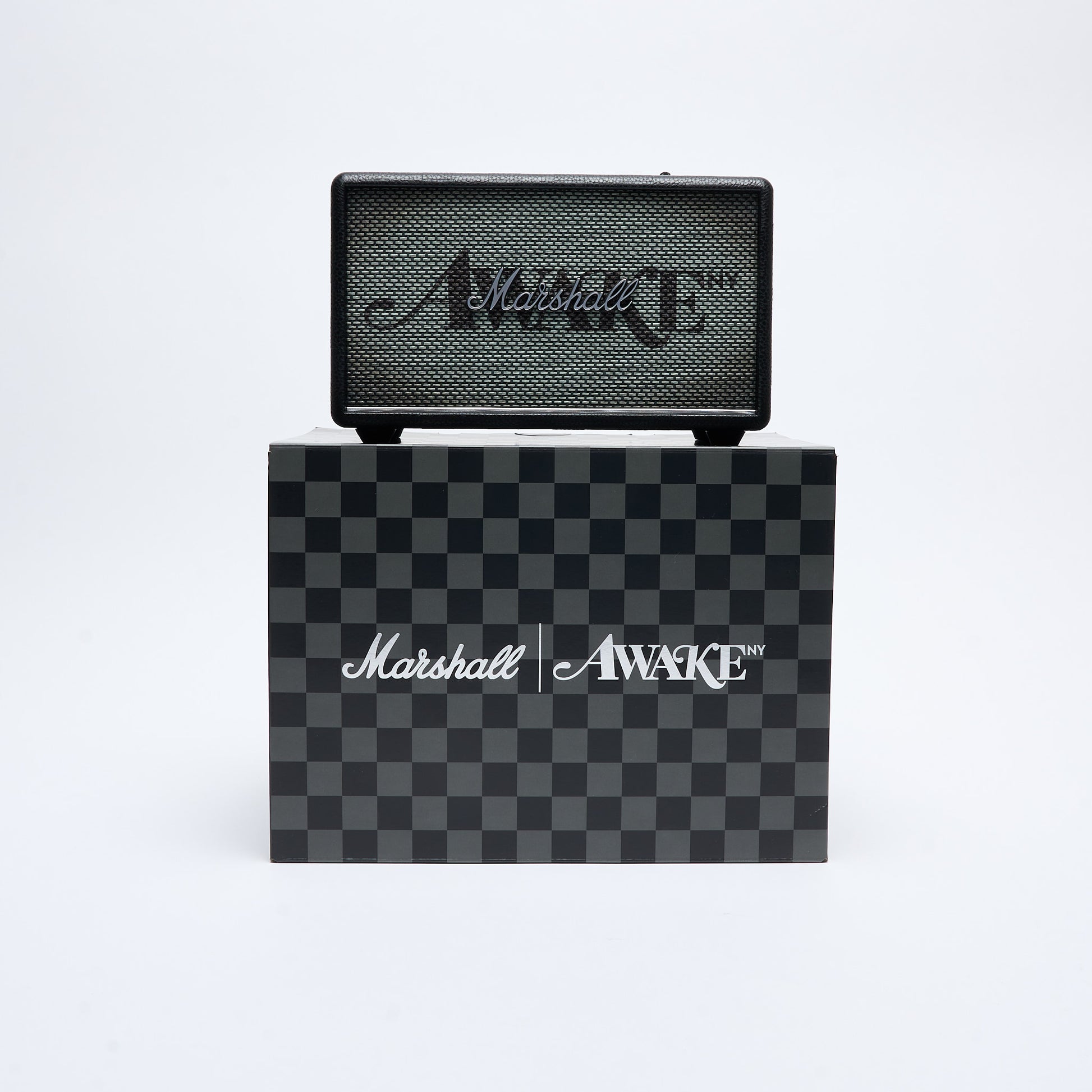  Awake NY x Marshall - Acton III (Black/Checker)