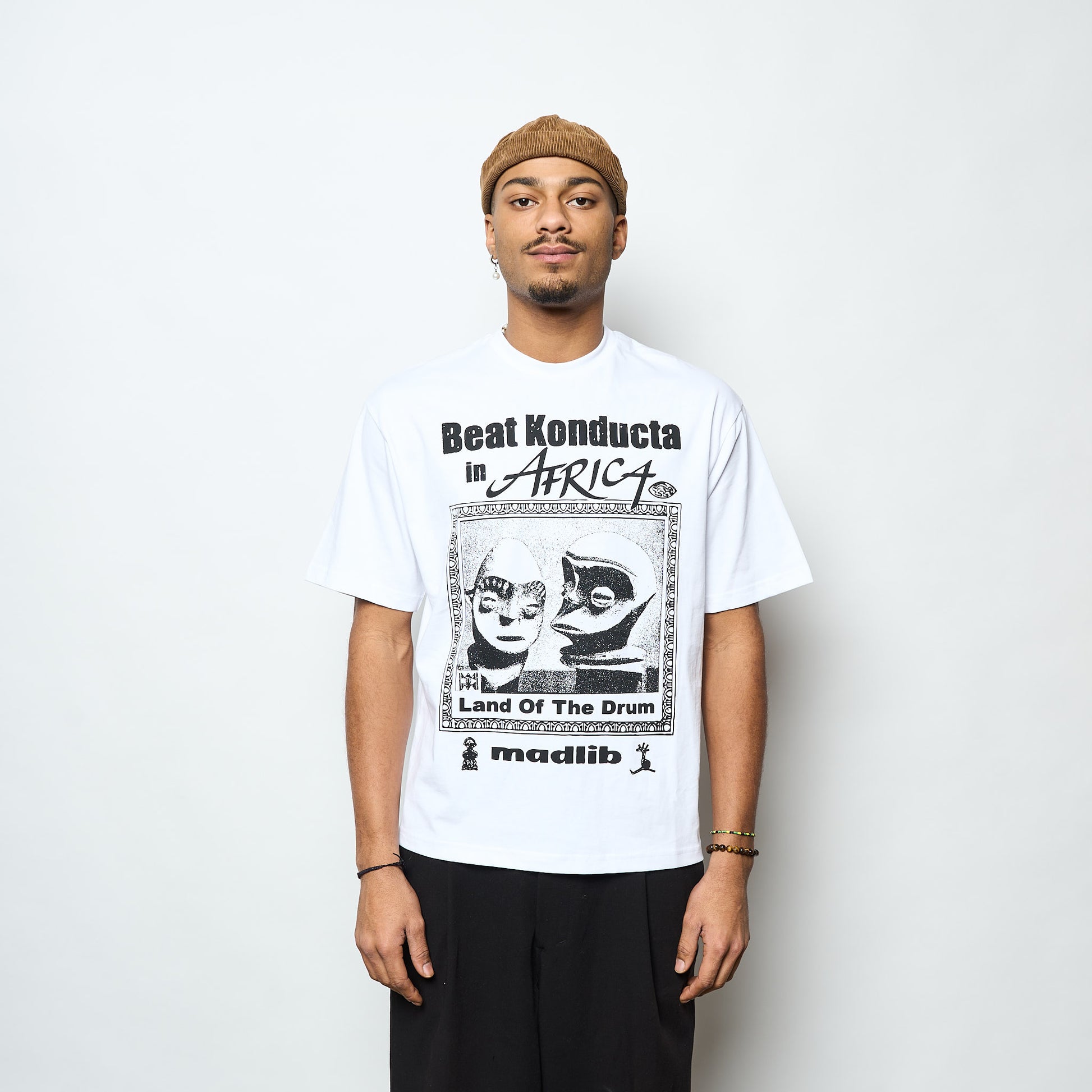 Madlib x Butter Goods- Africa Tee (White)