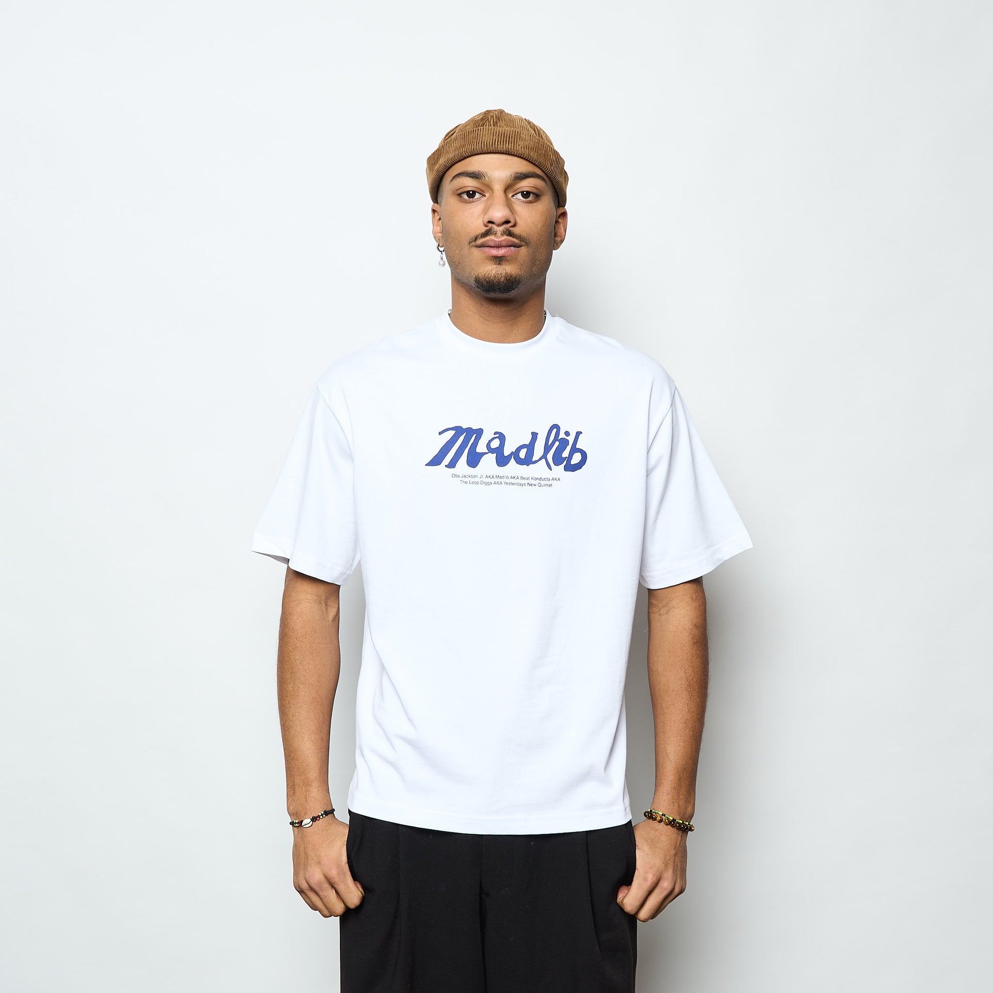 Madlib x Butter Goods- Alias Tee (White)
