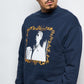 Madlib x Butter Goods- Loop Digga Crewneck (Washed Navy)