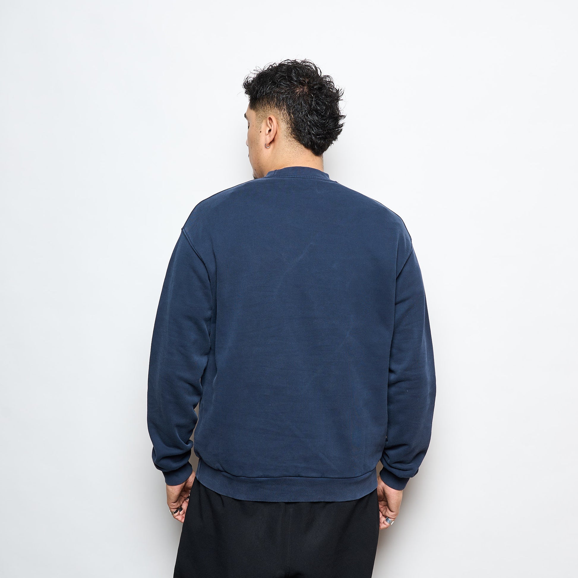 Madlib x Butter Goods- Loop Digga Crewneck (Washed Navy)