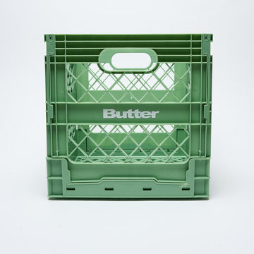 Madlib x Butter Goods - Collapsable Record Crate (Sage)