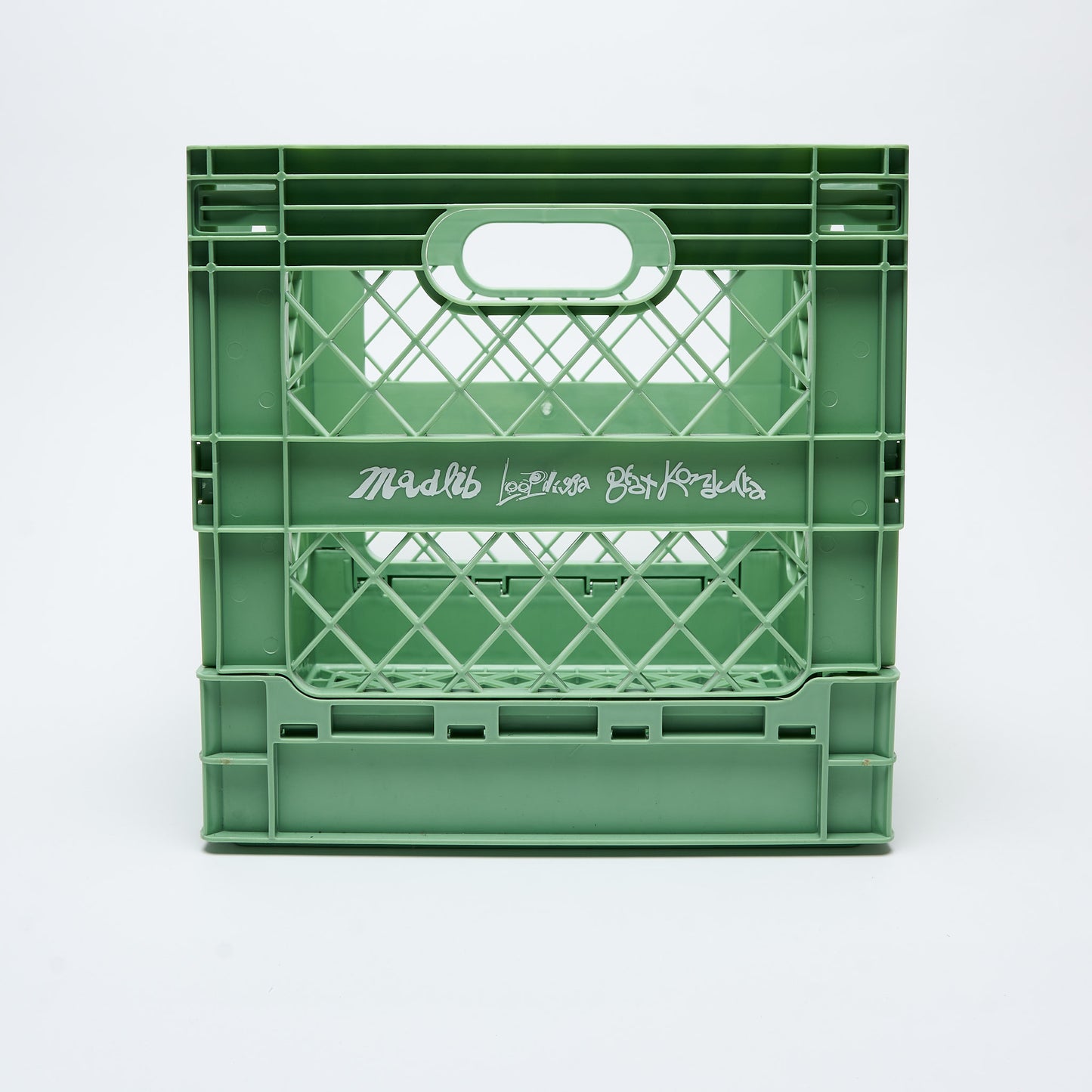 Madlib x Butter Goods - Collapsable Record Crate (Sage)